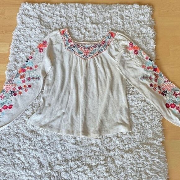 Soft Surroundings Mariella Embroidered Tunic Size PM. NWT - Picture 1 of 8